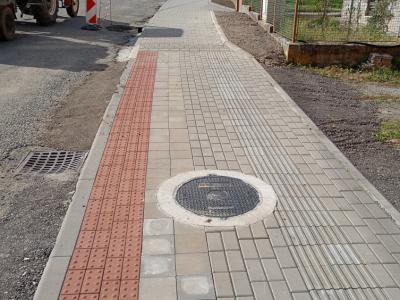 14.Chodníky v průtahu obcí Žerůtky-úsek č.1